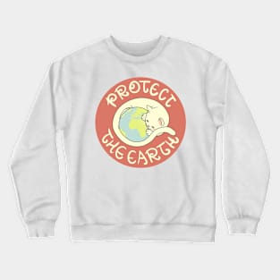 Mom Cat - Protect the Earth Crewneck Sweatshirt